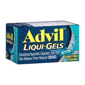 Advil Liqui-Gels Pain and Headache Reliever Ibuprofen Capsules; 200 mg; 80 Count