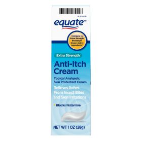 Equate Extra Strength Anti-Itch and Skin Protectant Cream; 1 Ounce