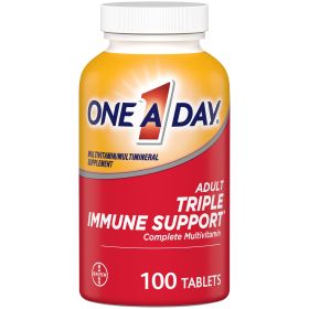 One A Day Triple Immune Support Complete Multivitamin; 100 Count