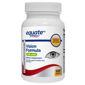 Equate Vision Formula with Lutein Tablets Dietary Supplement; 120 Count