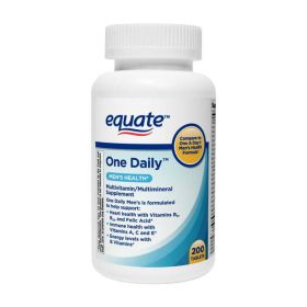 Equate One Daily Men's Health Multivitamin/Multimineral Supplement Tablets; 200 Count