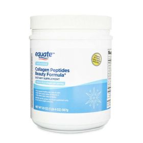 Equate Collagen Peptides Beauty Formula Dietary Supplement; Unflavored; 20 oz