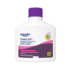 Equate Polyethylene Glycol 3350 Unflavored Powder for Solution; 45 Doses