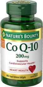 Nature's Bounty Co Q-10 Tablets; Heart Health; 200 mg; 80 Count