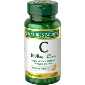 Nature's Bounty Vitamin C + Rose Hips; 1000 mg; 100 Coated Caplets