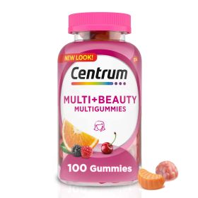 Centrum Multi Plus Beauty Women's Multivitamin Gummies; 100 Count