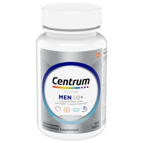 Centrum Silver Multivitamin for Men 50 Plus; Multivitamin/Multimineral Supplement; 100 Count