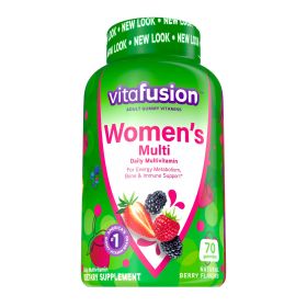 Vitafusion Women's Daily Gummy Multivitamin with Vitamin C & E; Berry Flavors; 70 Count