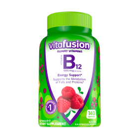 Vitafusion Vitamin B12 Gummy Vitamins; Raspberry Flavored; 140 Count