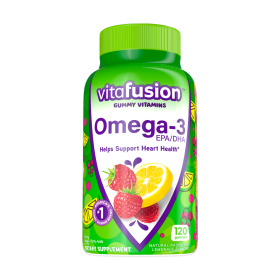 Vitafusion Omega-3 Gummy Vitamins; Berry Lemonade Flavor; 120 Count