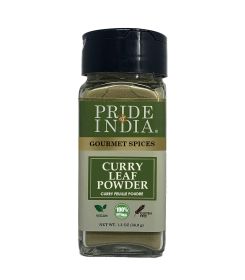 Pride of India – Curry Leaf Ground – Fresh Aroma/Distinct taste – No GMO/ No Artificial Color – Traditional Indian Spice – Easy to Use – 1