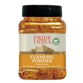 Pride of India – Natural Turmeric Ground – Traditional Indian Spice – Pantry Essential – Curcumin Rich and Gourmet – Ideal for Curries/Lenti