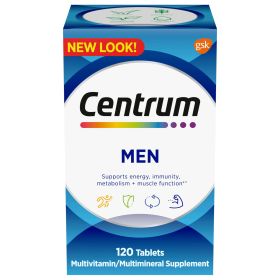 Centrum Multivitamin/Multimineral Supplement for Men With Vitamin D3; 120 Count