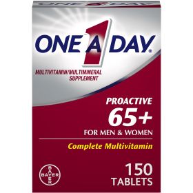 One A Day Proactive 65+ Multivitamin Tablets for Men and Women; 150 Count (Brand: One A Day)