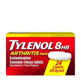 Tylenol 8 Hour Arthritis & Joint Pain Acetaminophen Tablets; 24 ct (Medicine: Tylenol)