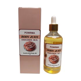 Body Juice Oil Vanilla, Body Juice Oil Cake, Body Juice Oil Peach Perfect, Body Juice Oil 120ml Hand Crafted Body Oil For WomenHydrating And Moisturiz (Option: Cinnamon bun)